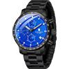 SAPPHERO Orologio da uomo 50M impermeabile acciaio inossidabile
