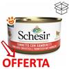 Schesir Cat Tonnetto con Gamberetti - Lattina Da 85 Gr - CONFEZIONE RISPARMIO