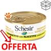 Schesir Cat Tonnetto con Alicette in Brodo di Pesce - Lattina da 70 Gr - CONFEZIONE RISPARMIO