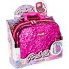 Girabrilla 02550D, Nice Group Make Up Case - Valigetta trucchi Girabrilla - MAGENTA/SILVER