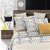 Italian Bed Linen Set Lenzuola Letto Singolo, Made in Italy, Microfibra - Completo Letto, Lenzuolo sotto con angoli 90x200, Lenzuolo Sopra e Federa, Hippy