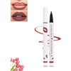 LXCJZY Longwear Liquid Lip Liner, Matte Lip Stain Marker, 2-in-1 Waterproof Lipstick Lip Liner, Waterproof Quick-Drying Long-Lasting Matte Liquid Lipstick. (02, 1 Count (Pack of 1))