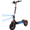 iScooter iX5S Scooter elettrico pieghevole, motore da 1000W, batteria da 48V 15Ah, pneumatico da 11", velocità massima di 25km/h