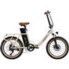 ONESPORT OT16-2 Bicicletta elettrica pieghevole, motore da 250W, batteria da 48V 15.6Ah - Bianco