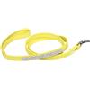 kiskick Guinzaglio con decorazione a diamante carino guinzaglio per cani con strass scintillanti design confortevole guinzaglio in pelle artificiale giallo S