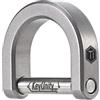 KeyUnity KA17 Titan-D Ring Schlüsselschäkel,U-förmiger Schlüsselring,für Autoanhänger, Schlüsselbund & EDC-Ausrüstun