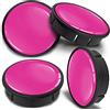 SkinoEu 4 x 60mm Coprimozzi Coprimozzo per Centro Universale Copricerchi Tappi per Ruote Cerchi in Lega Colore Rosa CX 68