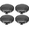 A ABSOPRO 4pz 60mm 61mm Ruota Centro Mozzo Cappucci Coprimozzo Coperture Universale Nero