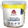 Rover Idropittura lavabile bianco opaco Rover per uso interno 14 lt
