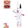 LXCJZY Longwear Liquid Lip Liner, Matte Lip Stain Marker, 2-in-1 Waterproof Lipstick Lip Liner, Waterproof Quick-Drying Long-Lasting Matte Liquid Lipstick. (05, 1 Count (Pack of 1))