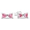 Pandora Timeless 293505C01 - Orecchini pendenti in argento sterling con zirconi, Rosa, Argento sterling, Zirconia cubica