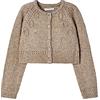 Mayoral Cardigan Tricot traforto per Bambine e Ragazze Noce Vigor 5 Anni (110cm)