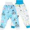 FLYISH DIRECT Mutande per l'addestramento al vasino per Bambini, Mutandine apprendimento in Cotone per Bambini per l'allenamento al vasino, 2 Pezzi
