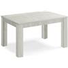 REDÒKASA Tavolo allungabile da pranzo 160x90 fino a 320 cm modello BRIO MADE IN ITALY design moderno ideale per cucina, soggiorno e sala da pranzo (Olmo Gesso)