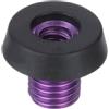 PATIKIL Copertura Inferiore per Stecca Biliardo 0,53, Tappo Gomma per Stecca Biliardo Cuscinetto Protezione Inferiore per Stecca Biliardo, Viola