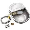 Svauoumu Abbeveratoio Cavalli Automatico Abbeveratoio Cani Inox,con Connettore, Tubo Intrecciato Viti Montaggio Utilizzato,per Bovini Suini Pecore Bevitori