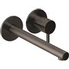 Herzbach Design iX PVD rubinetto lavabo a parete, 21.139757.1.40, Design iX PVD black steel [Rubinetteria Bagno > Rubinetteria Lavabo]