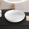 evineo ineo6 lavabo da appoggio La: 52 A: 13 P: 39,5 cm, con superficie facile da pulire, BE0932WH, ineo6 bianco [Lavabi > Lavabi da Appoggio]