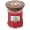 Yankee Candle WoodWick - Crimson Berries Candela Profumata, 275g