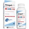 MASSIGEN Omega3 Multi Azione, Integratore di Acidi Grassi Essenziali per Salute Cardiovascolare e Benessere Cardiovascolare e Cerebrale, 60 Perle Softgel da 1.4 g.