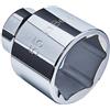 Beta 928A 55 - Chiavi a bussola con attacco quadro femmina 3/4 bocca esagonale, cromate