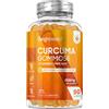 WeightWorld Curcuma Piperina Zenzero in 90 Gommose Vegane, 2100mg per Gommosa (3 Mesi di Fornitura), 95% di Curcuminoidi, Curcuma Complex con Zenzero e Pepe Nero, Aroma Naturale di Limone, Senza Glutine né OGM