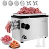 Anatole Tritacarne Elettrico 950W Acciaio Inox Macchina per Salsicce Multifunzionale con 6/8/10mm/3-Fori Piastre di Macinazione 1 Insaccatrice per Salsiccia 2 Lame per Ristorante Hotel 220V
