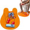 Original Cup Gioco di Basket Toilet | Set Completo | Gioco per WC/WC | qualità Premium | 1 Mat | 1 Rete con Ventose | 3 Mini Palline da Basket | 1 Supporto con Ventose | OriginalCup®