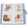 Berfea Mini album fotografico compatibile con Fujifilm Instax Square SQ6, 80 tasche, per fotocamera Instax Square SQ1/SQ10/SQ20/SQ6 Instax e stampante SHARE SP-3, colore: Blu