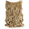 Gairyan Extension Capelli Filo Invisibile Ondulati Posticci con Cordino Secret Hair Extension Capelli Sintetici Mossi Clip con Filo Trasparente Capelli Finti Lunghi 50cm, Sandy Blonde & Biondo