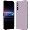 RankOne Custodia per OPPO Find X2 Neo (6.5 Inches) Cover Morbida in Silicone TPU - Erba Viola