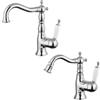 Bugnatese Oxford miscelatore monocomando lavabo e bidet
