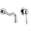 Bugnatese Oxford monocomando lavabo a parete canna cm. 19