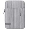 Lacdo Tablet Custodia Protettiva Borsa Compatibile con iPad Mini 7 (A17 Pro)/6/5/4/3/2, Samsung Galaxy Tab A7 Lite 8.7 / Galaxy Tab A 8, Huawei MatePad T8 Resistente agli Urti Antiurto, Grigio Scuro