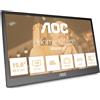 Aoc Monitor PC Portatile 15.6" Full HD IPS Luminosità 250 cd/m2 4 ms 16T3EA