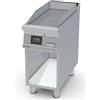 LOTUS Fry top elettrico liscio cromato - Touch - Cm 40 x 90 x 90 h