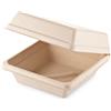 - Box a conchiglia Brown quadrato medio - 16x16x8 cm