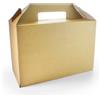 Carry Pack L in cartoncino bio - 26,5x12,5x18cm Avana