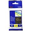 Brother TZE334 Nastro Laminato, 12 mm, Oro/Nero