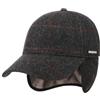 Stetson Kinty Berretto in Lana con copriorecchie Uomo - Berretto di Lana Foderato - con Cotone - con Visiera e scaldaorecchie - Autunno/Inverno Grigio S (54-55 cm)