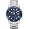 Bulova Orologio Analogico al Quarzo Uomo con Cinturino in Acciaio Inossidabile 96B433