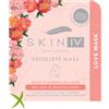 Skin IV Love Mask Maschera Decollè' Coreana Monouso Fiori Peonia Collagene No Age e Rivitalizzante 25g