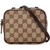 Gucci Pre-Owned - Borsa a tracolla in tela GG 2000-2015 - Donna - pelle di vitello/tela - Taglia unica - Marrone