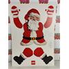 LEGO BABBO NATALE SANTA CLAUS LEGO 1992 VINTAGE BURATTINO DI CARTA DA MONTARE 922383