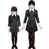 W WIDMANN MILANO Party Fashion - costume da bambina scura, vestito, gotico, scolaretta, carnevale, Halloween