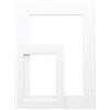 Deknudt Frames Deknudt SP10920X20_13,0x13,0 - Passepartout Extra Bianco con Taglio, Cartone e Carta