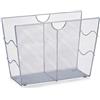 Zeller 17718 Portariviste, Metallo, Argento, 39x17.5x27 cm