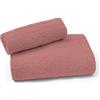 LEONARDO HOME - set di asciugamanI 1+1, 450 gsm, composizione set viso 50x100+ ospite 40x60, certificato OEKO-TEX, massimo comfort e morbidezza.