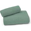 LEONARDO HOME - set di asciugamanI 1+1, 450 gsm, composizione set viso 50x100+ ospite 40x60, certificato OEKO-TEX, massimo comfort e morbidezza.
