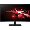 Acer Monitor PC Curvo 27 1920 x 1080 Pixel Full HD VA 165 Hz Luminosità 250 cd/m2 Risposta 5 ms colore Nero - UM.HE0EE.302